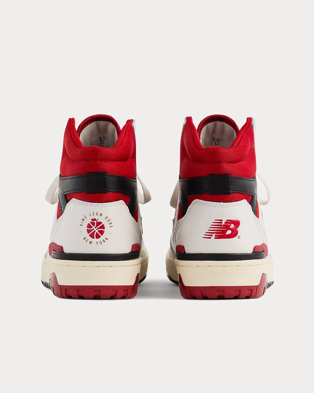 650 Tempo Red With Sea Salt High Top Sneakers