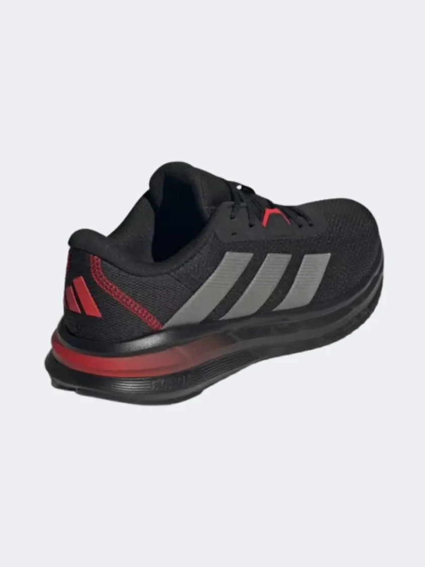 Adidas Galaxy 7 Men Running Shoes Black/Metal/Scarlet