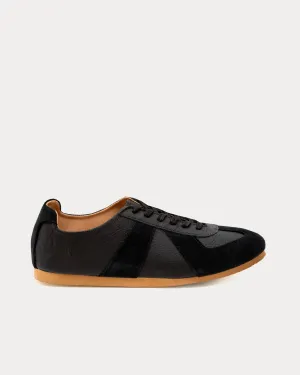 Adnitt Gat Calf Leather with Gum Soles Black Low Top Sneakers