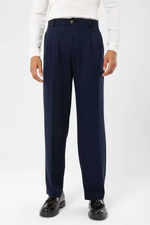 ANT High Waist Pleated Comfortable Fit Men's Trousers - Rialto