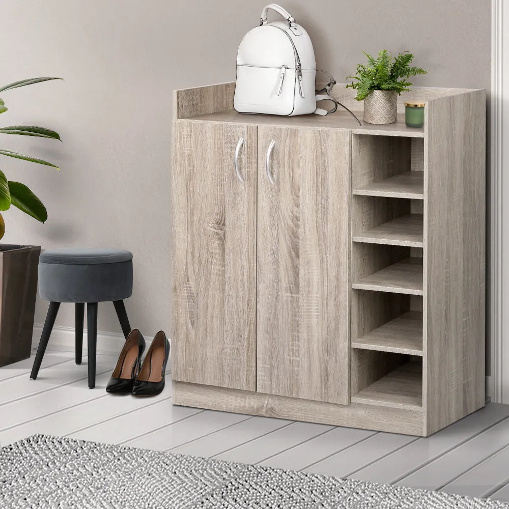 Artiss 2 Doors Shoe Cabinet Storage Cupboard