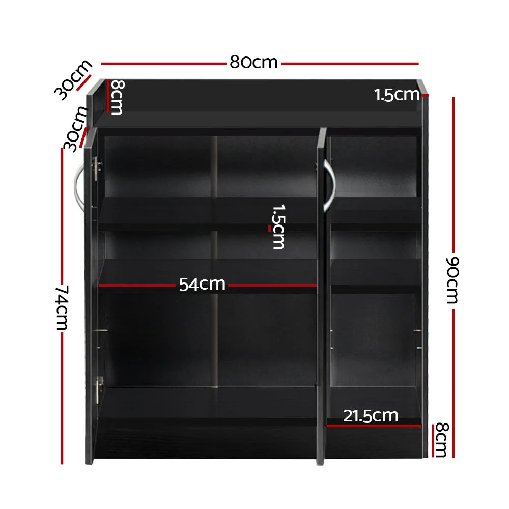 Artiss 2 Doors Shoe Cabinet Storage Cupboard