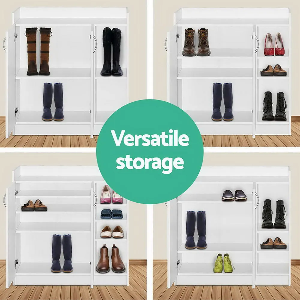 Artiss 2 Doors Shoe Cabinet Storage Cupboard