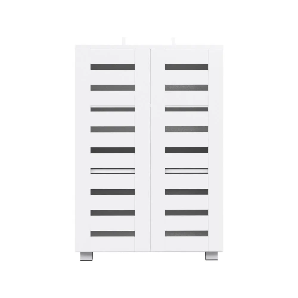 Artiss Shoe Rack Storage Cabinet 20 Pairs 5-tier White Alster