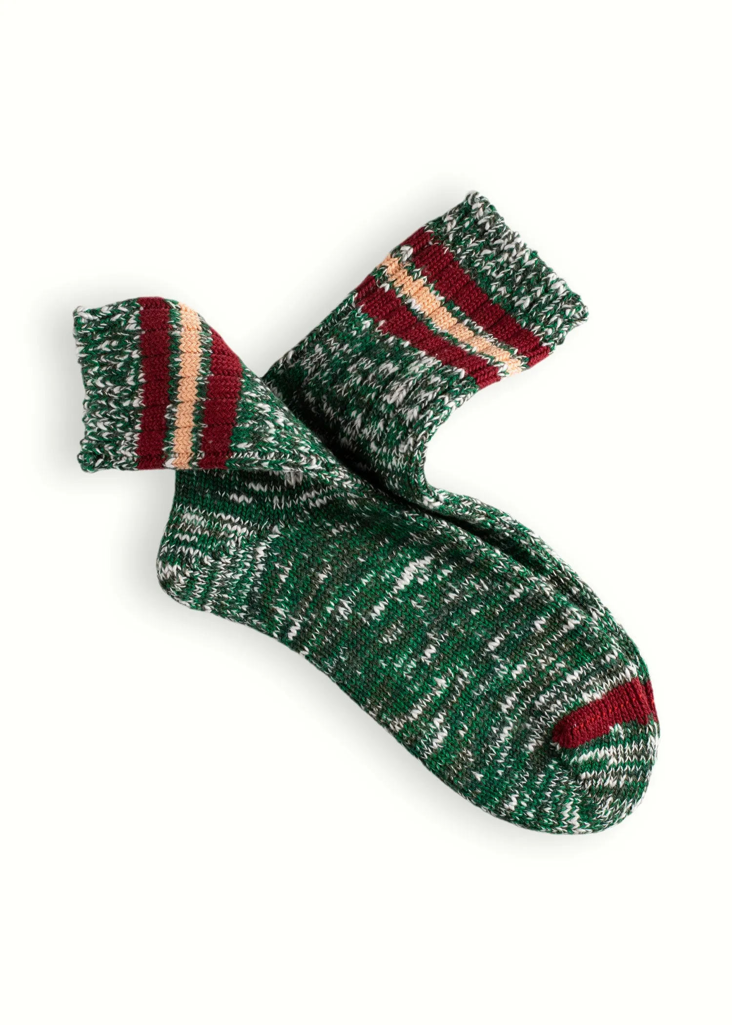 ATHLETIC COLLECTION Emerald Green Socks