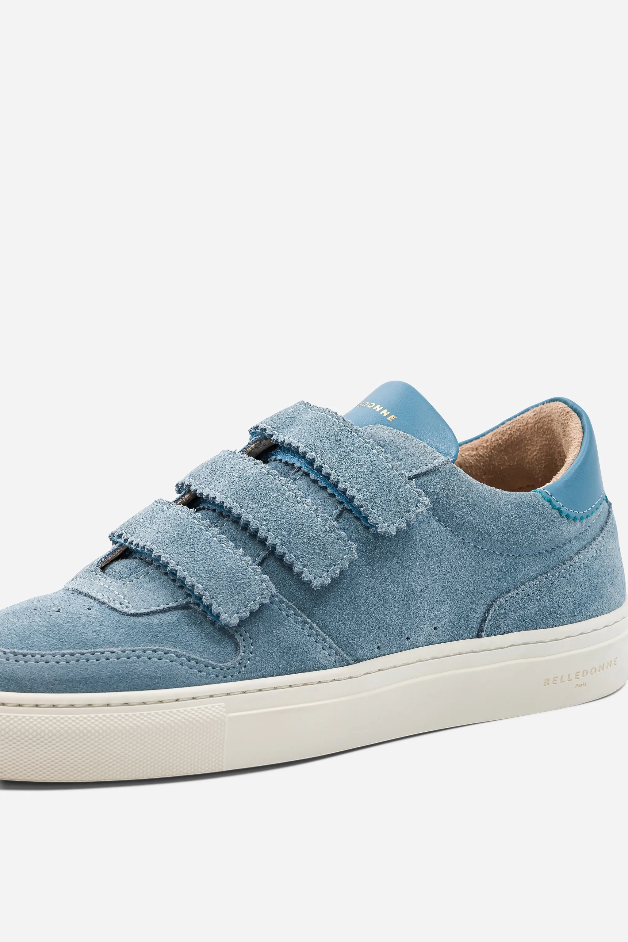 B0 Velcro - Suede Celeste