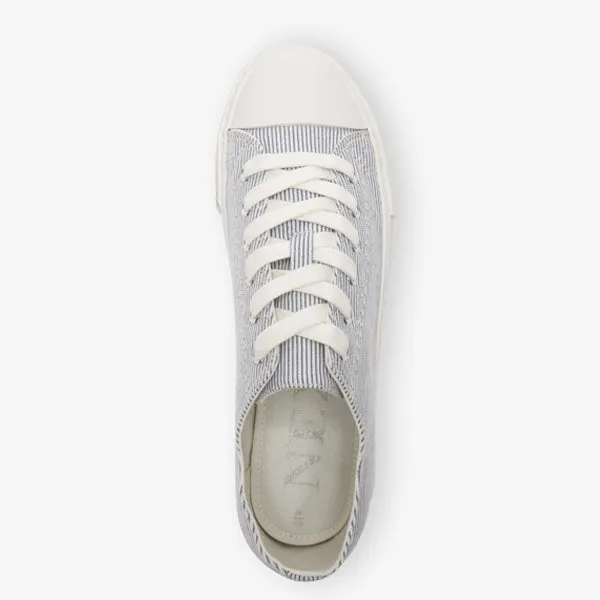 Baseball Canvas Lace-Up Trainers
