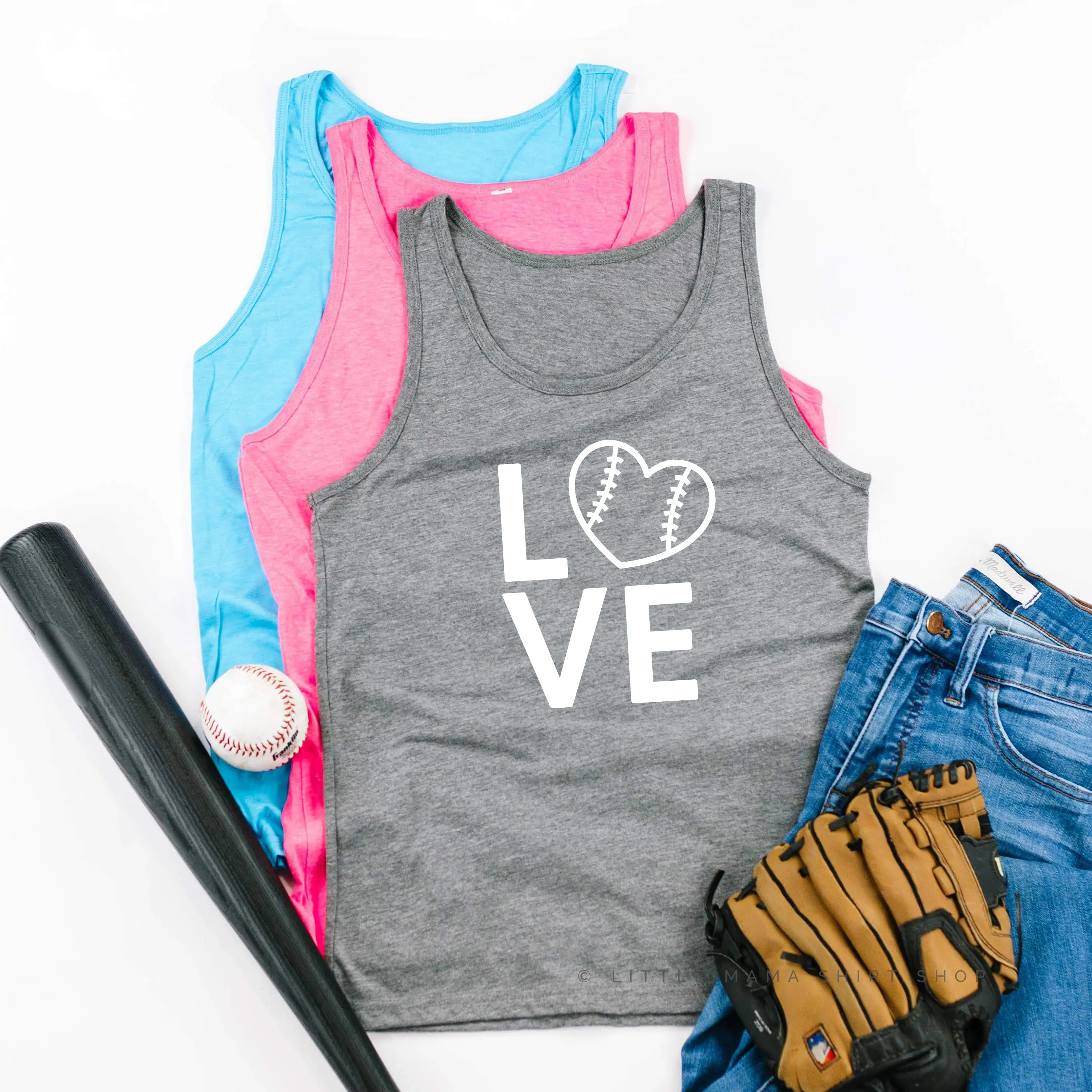 Baseball Love - Unisex Jersey Tank