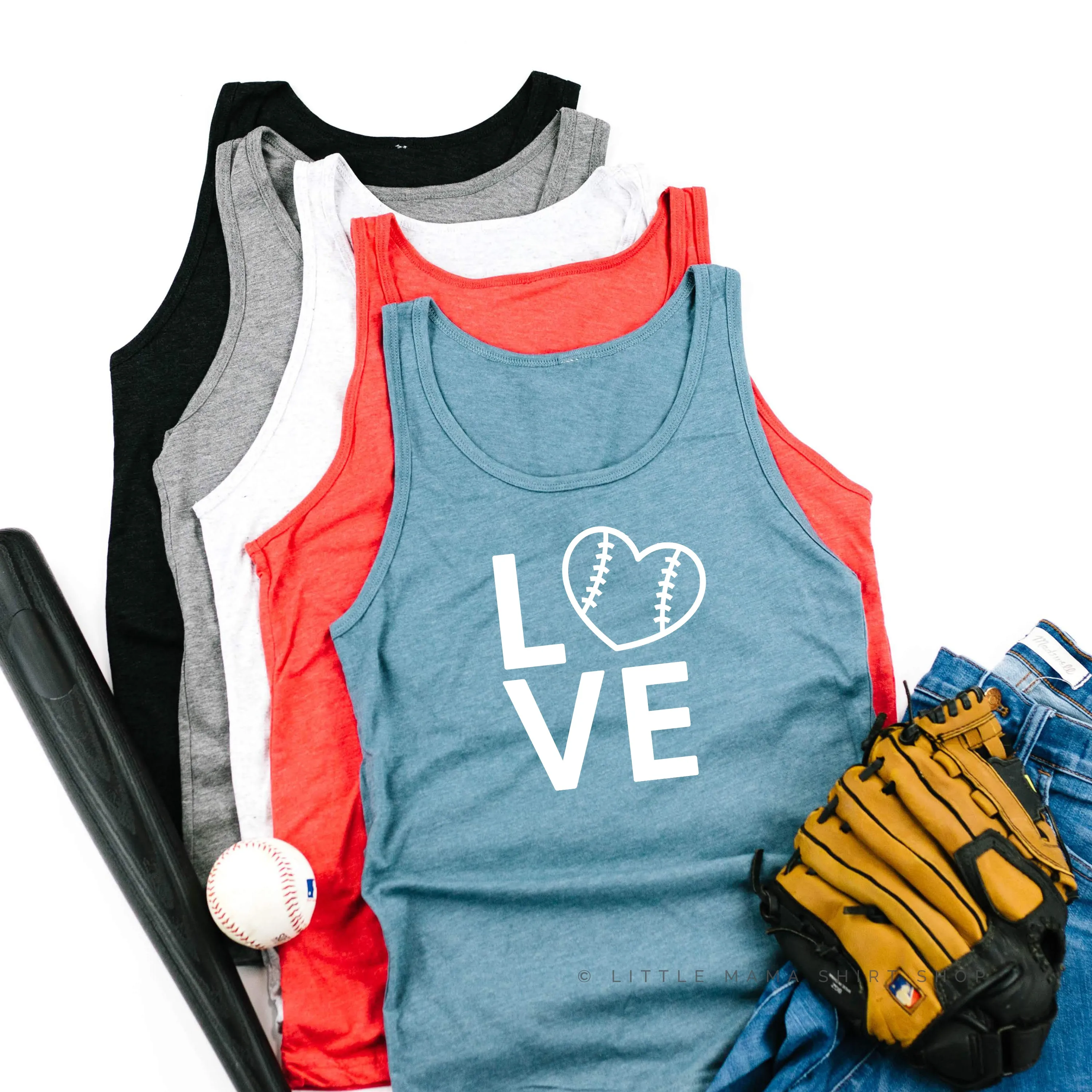 Baseball Love - Unisex Jersey Tank