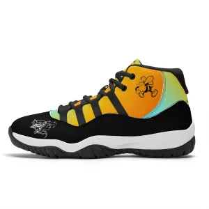 BIF High Top Air Retro Sneakers - Black