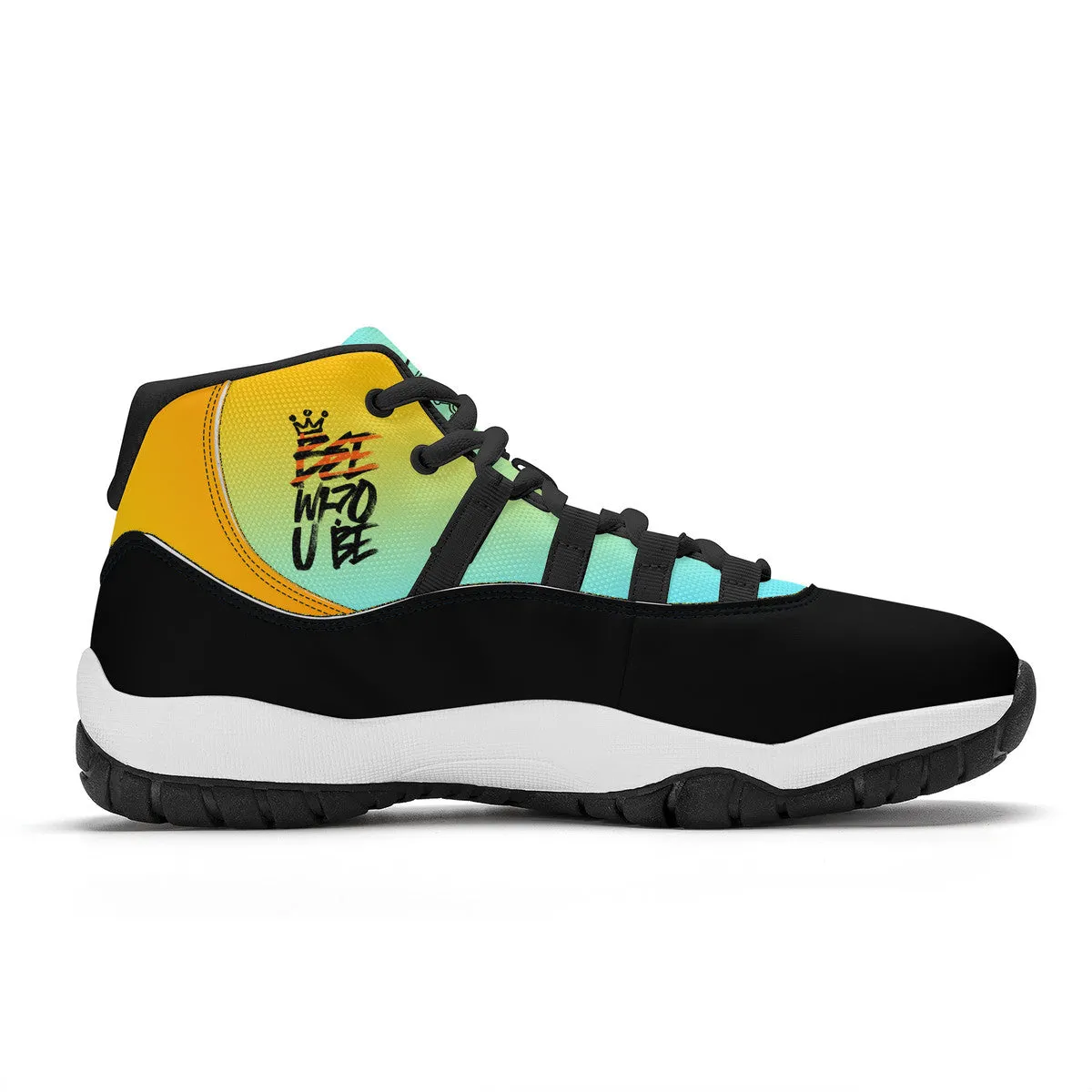 BIF High Top Air Retro Sneakers - Black