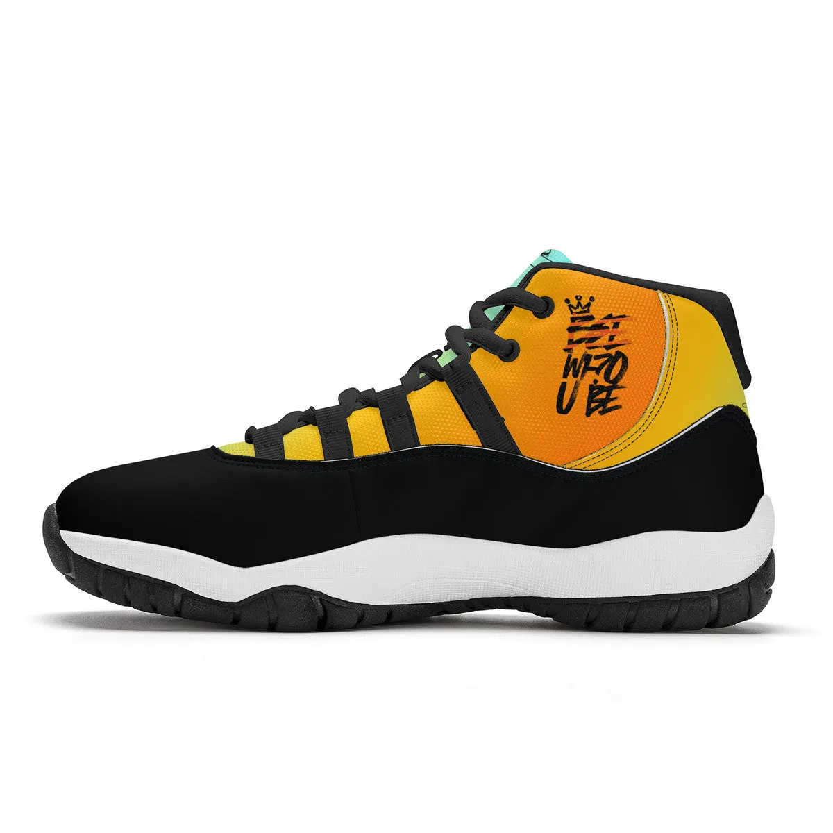 BIF High Top Air Retro Sneakers - Black