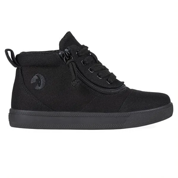 Billy Footwear - Black to the floor Billy XDR Short Wrap High Top - Extra Wide