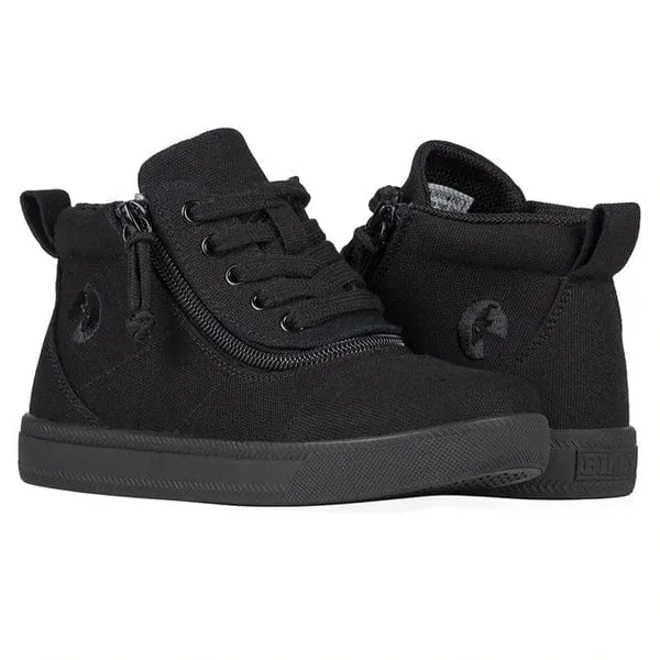 Billy Footwear - Black to the floor Billy XDR Short Wrap High Top - Extra Wide
