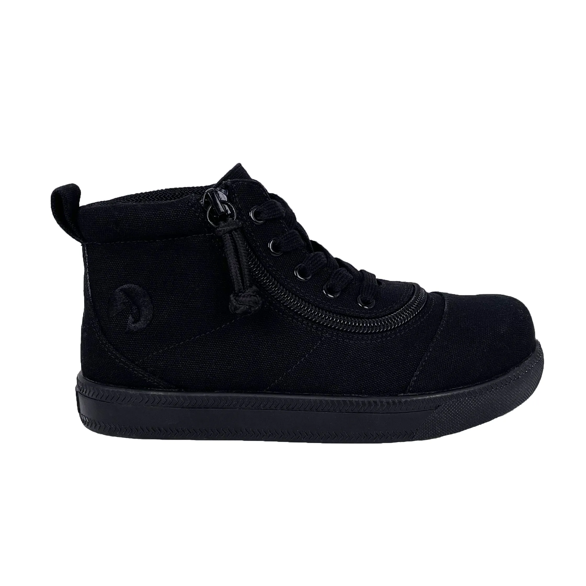 Billy Footwear - Black to the floor Billy XDR Short Wrap High Top - Extra Wide