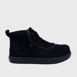 Billy Footwear - Black to the floor Billy XDR Short Wrap High Top - Extra Wide