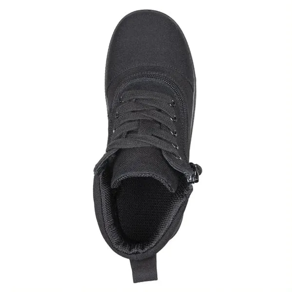 Billy Footwear - Black to the floor Billy XDR Short Wrap High Top - Extra Wide