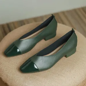 binfenxie  -  Women Brand Ballet Green Red Flats 2024 New Fashion Pregnant Women's Flat Shoes Casual Women's Soft Dress Shoes Mujer