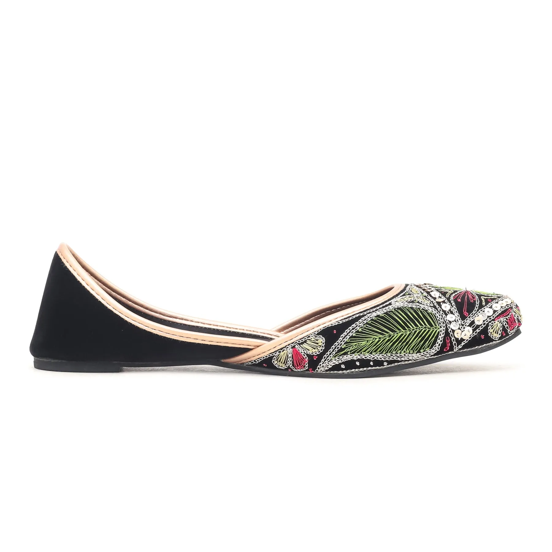 Black Casual Khusa EC8192