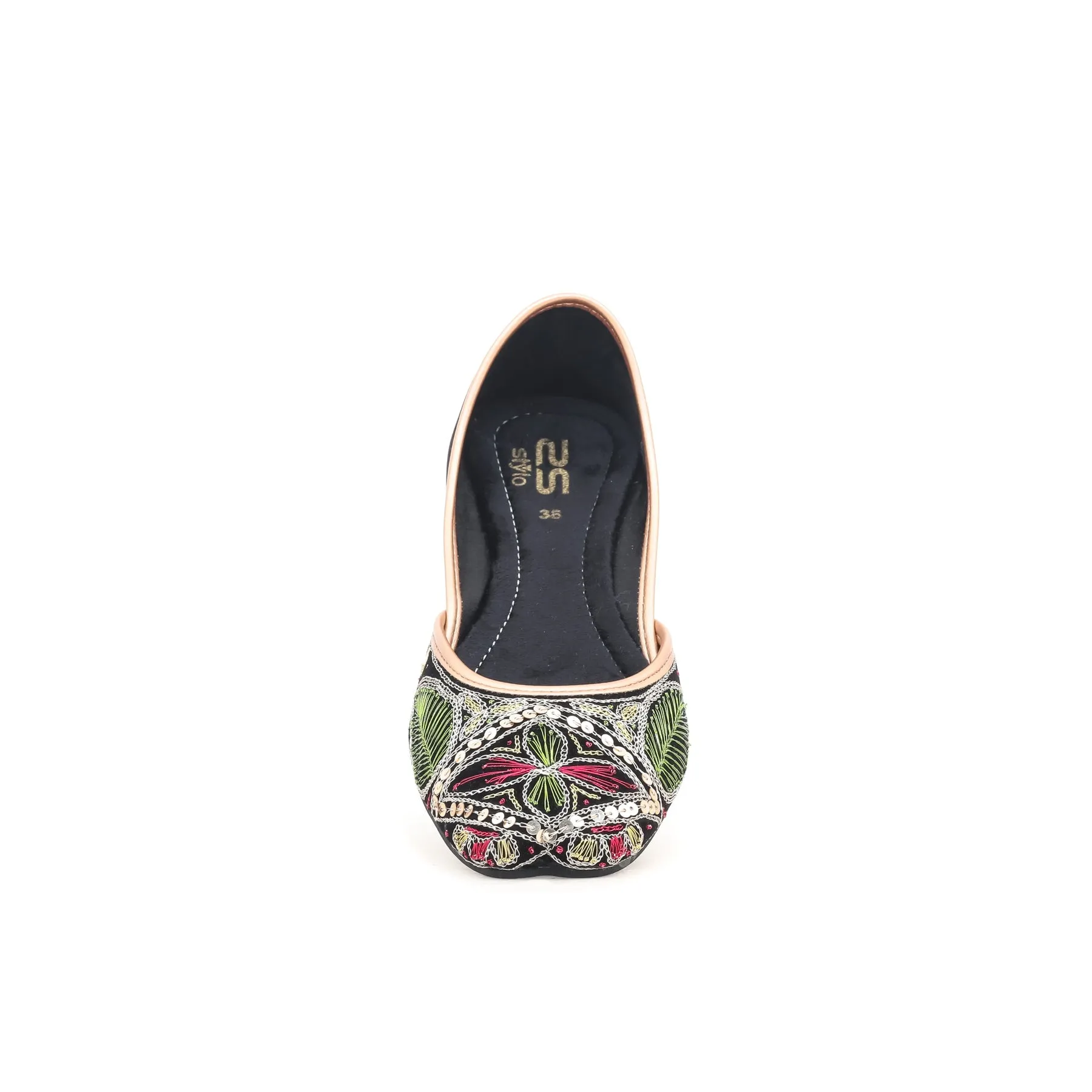 Black Casual Khusa EC8192