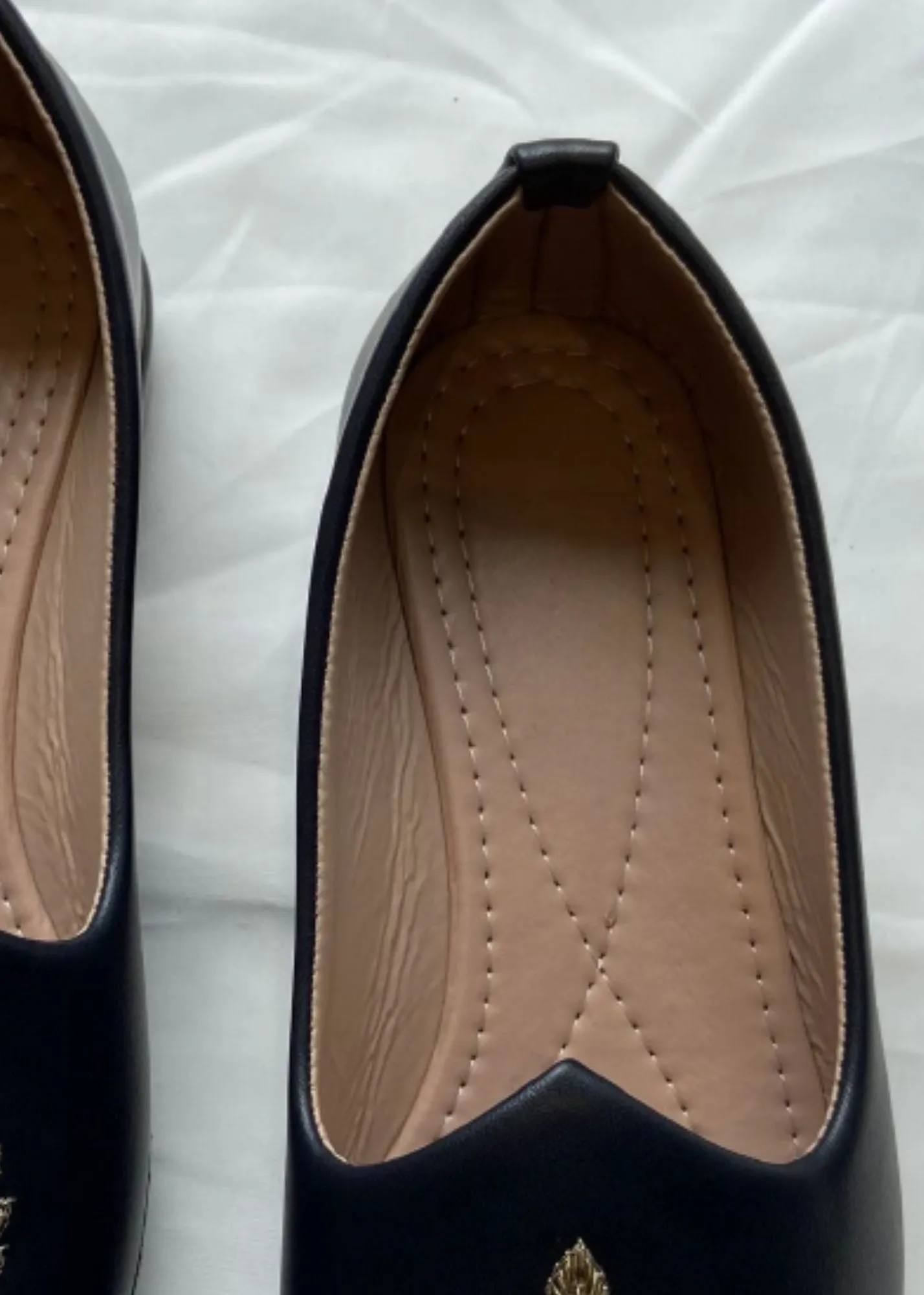 BLACK HAND WORK LOAFER SHOES FOR MEN