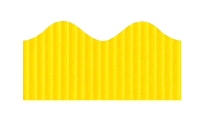 Bordette® Decorative Border, Canary Yellow 2-1/4" x 50' (Pacon)
