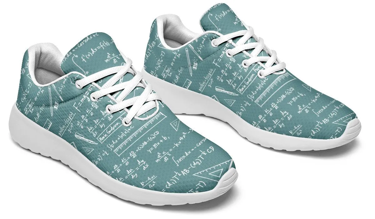 Calculus Pattern Athletic Sneakers
