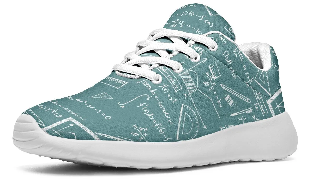 Calculus Pattern Athletic Sneakers