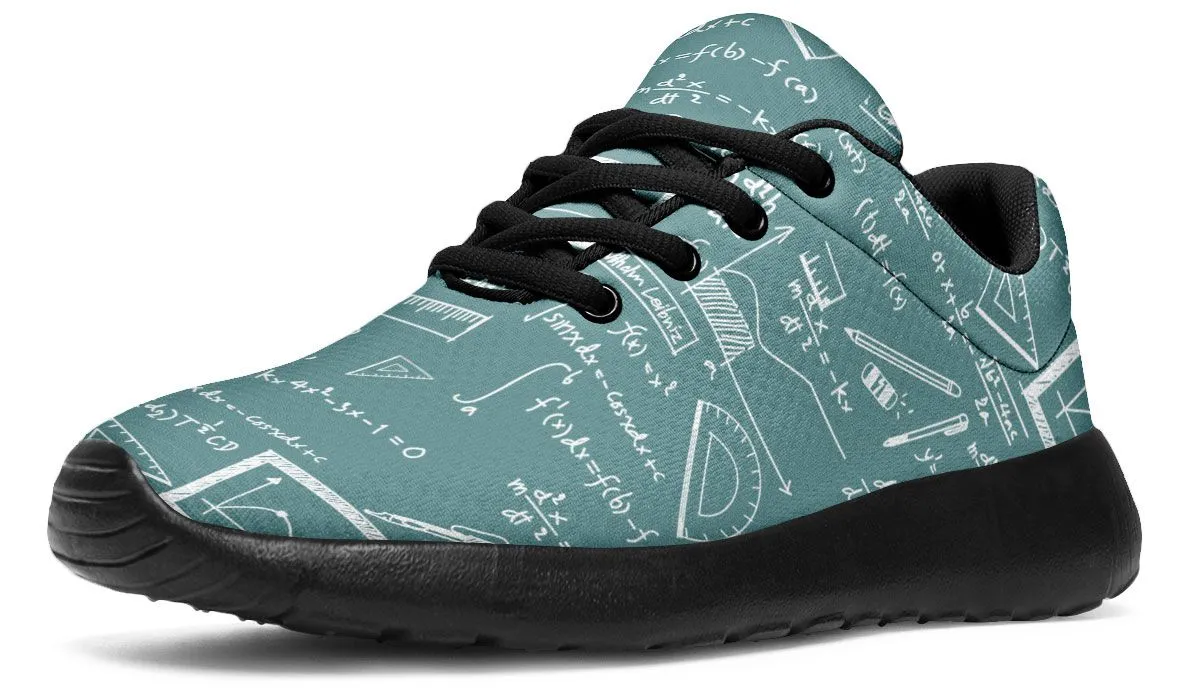 Calculus Pattern Athletic Sneakers
