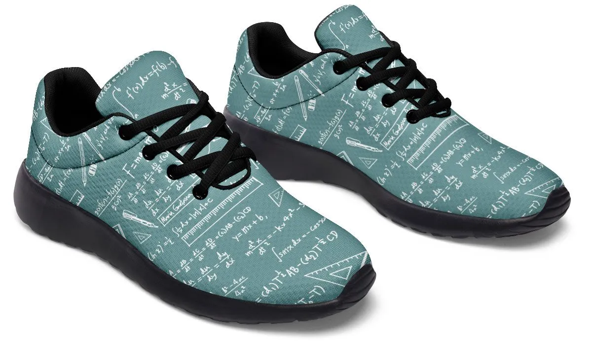 Calculus Pattern Athletic Sneakers