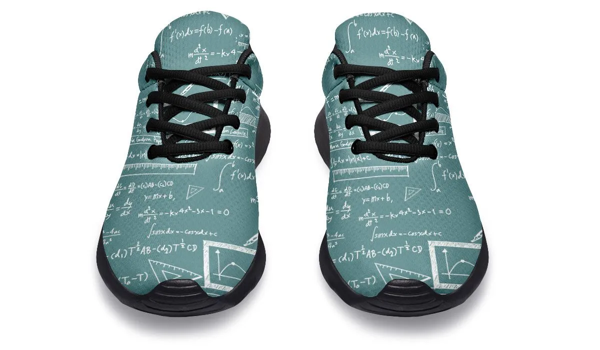 Calculus Pattern Athletic Sneakers