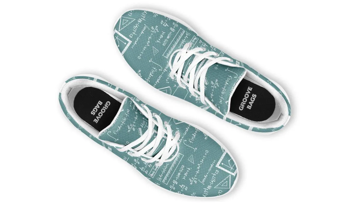 Calculus Pattern Athletic Sneakers