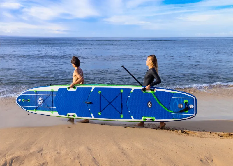 CBC 15’ Tandem Inflatable Paddle Board SUP Blue