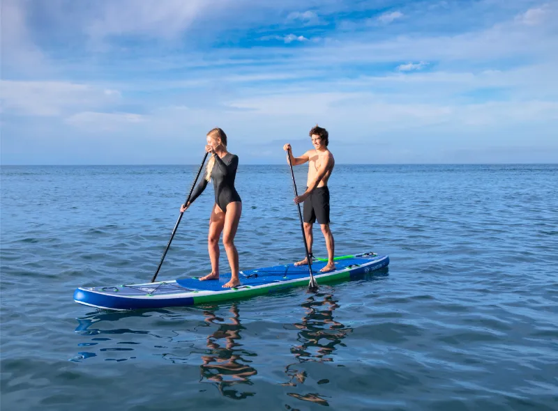 CBC 15’ Tandem Inflatable Paddle Board SUP Blue
