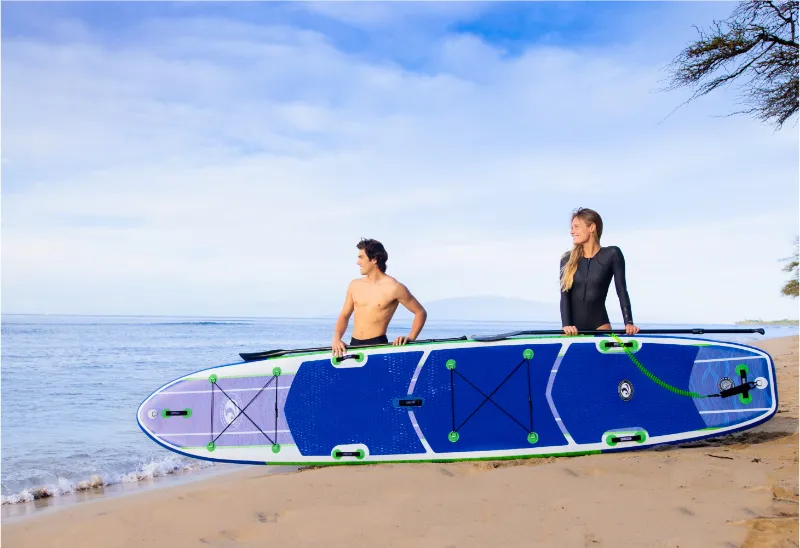 CBC 15’ Tandem Inflatable Paddle Board SUP Blue