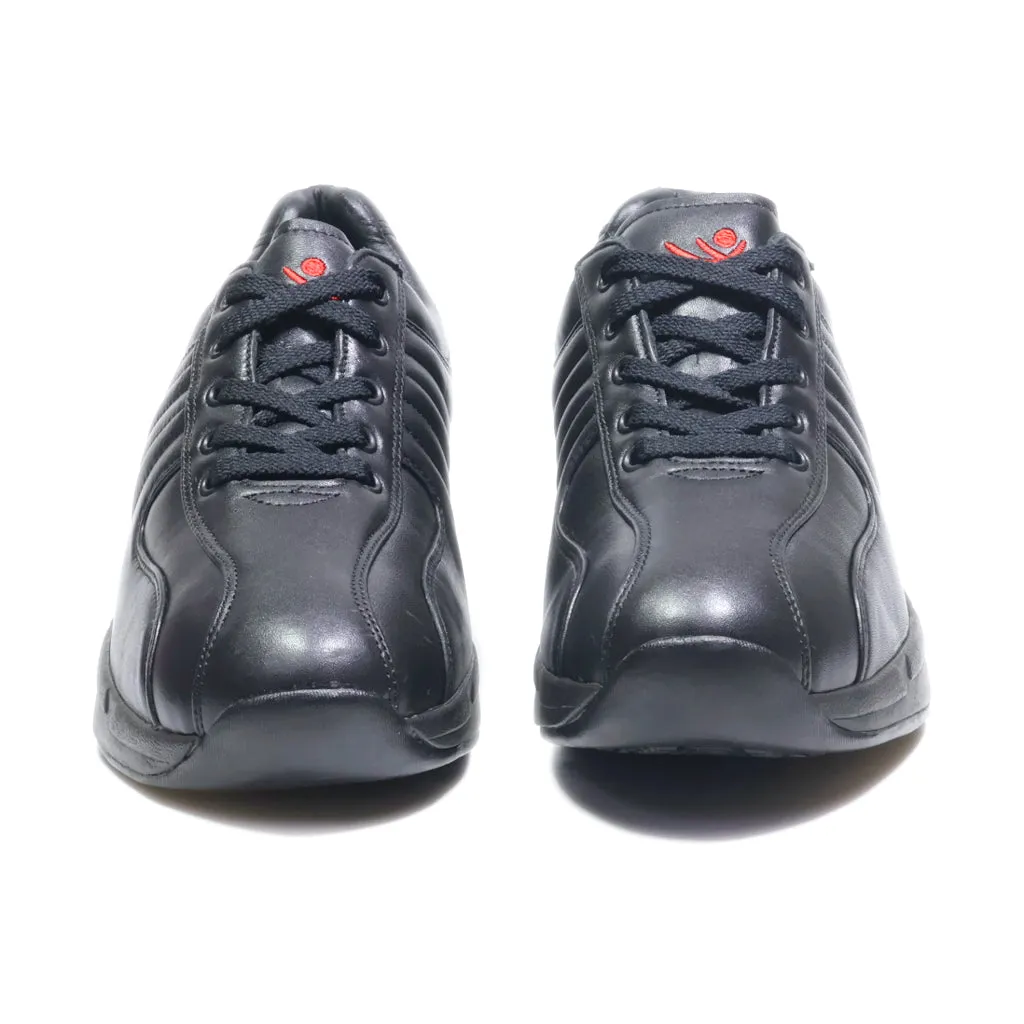 Chung Shi Casual Lace Ups Leather Black Colour For Men