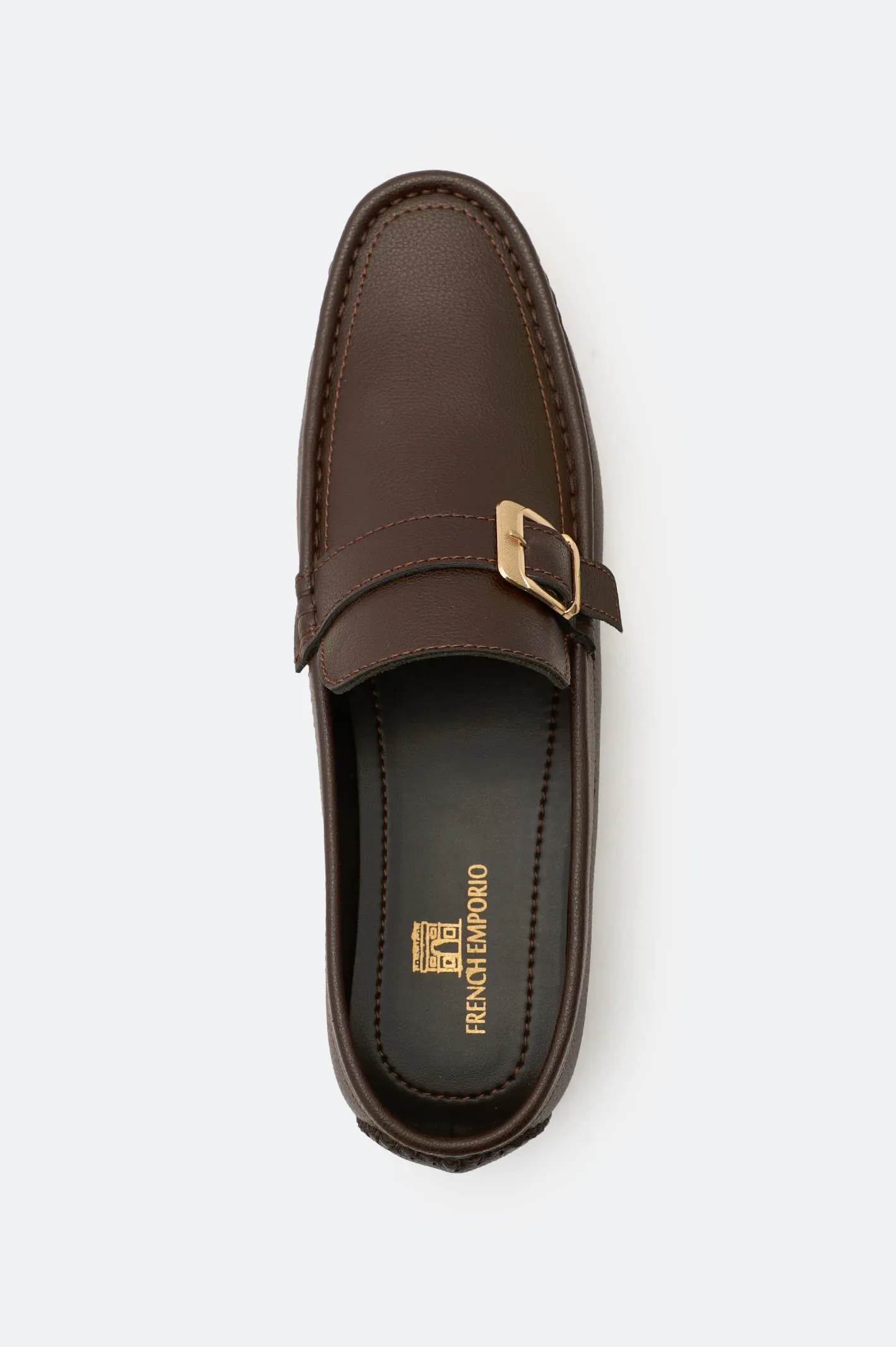 Coffee Casual Mocassins Shoes