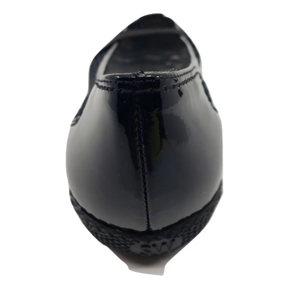 Coolgear Black and White Stuart Weitzman Sneaker Flat