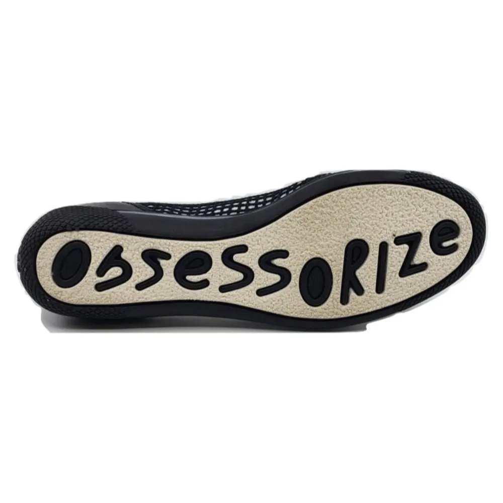 Coolgear Black and White Stuart Weitzman Sneaker Flat