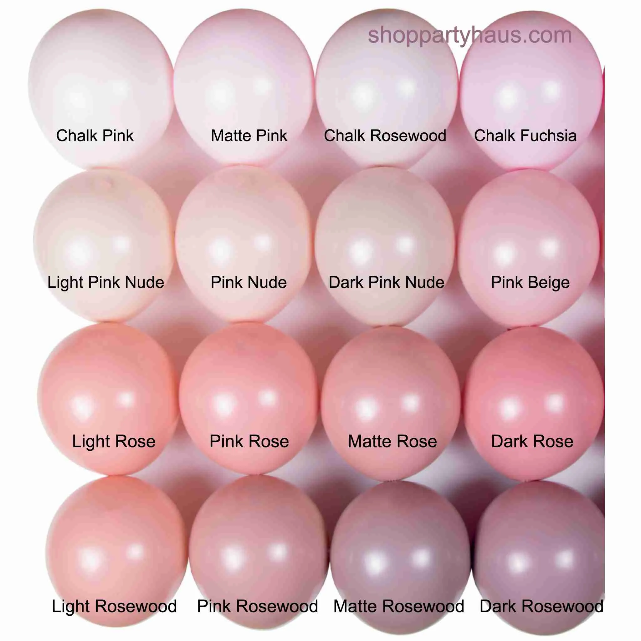 Custom Nude Latex Balloons | Blush Pinks