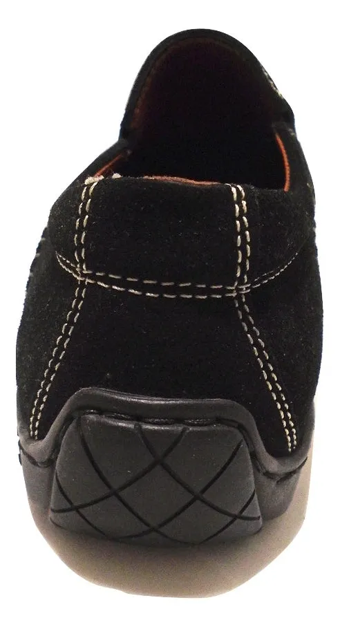 Demo Black Suede Donald Pliner Slip on Flats