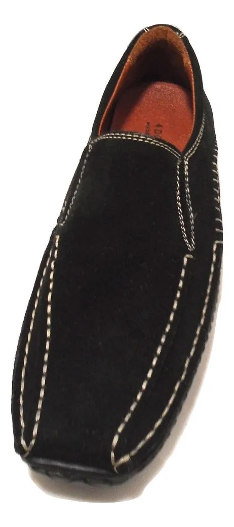 Demo Black Suede Donald Pliner Slip on Flats