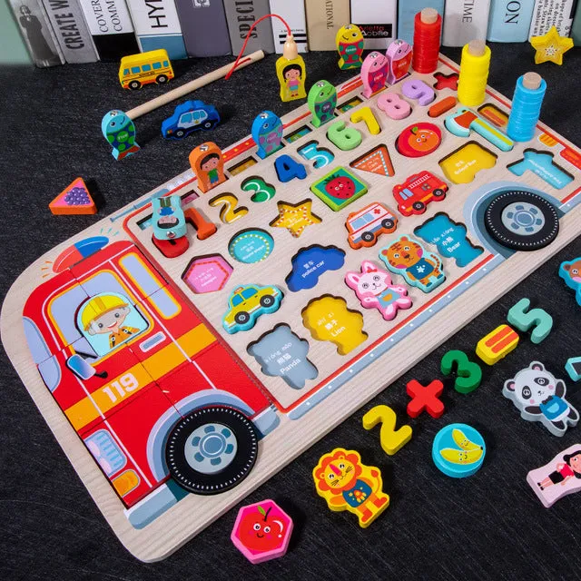 Educational Puzzle Math Busy Board