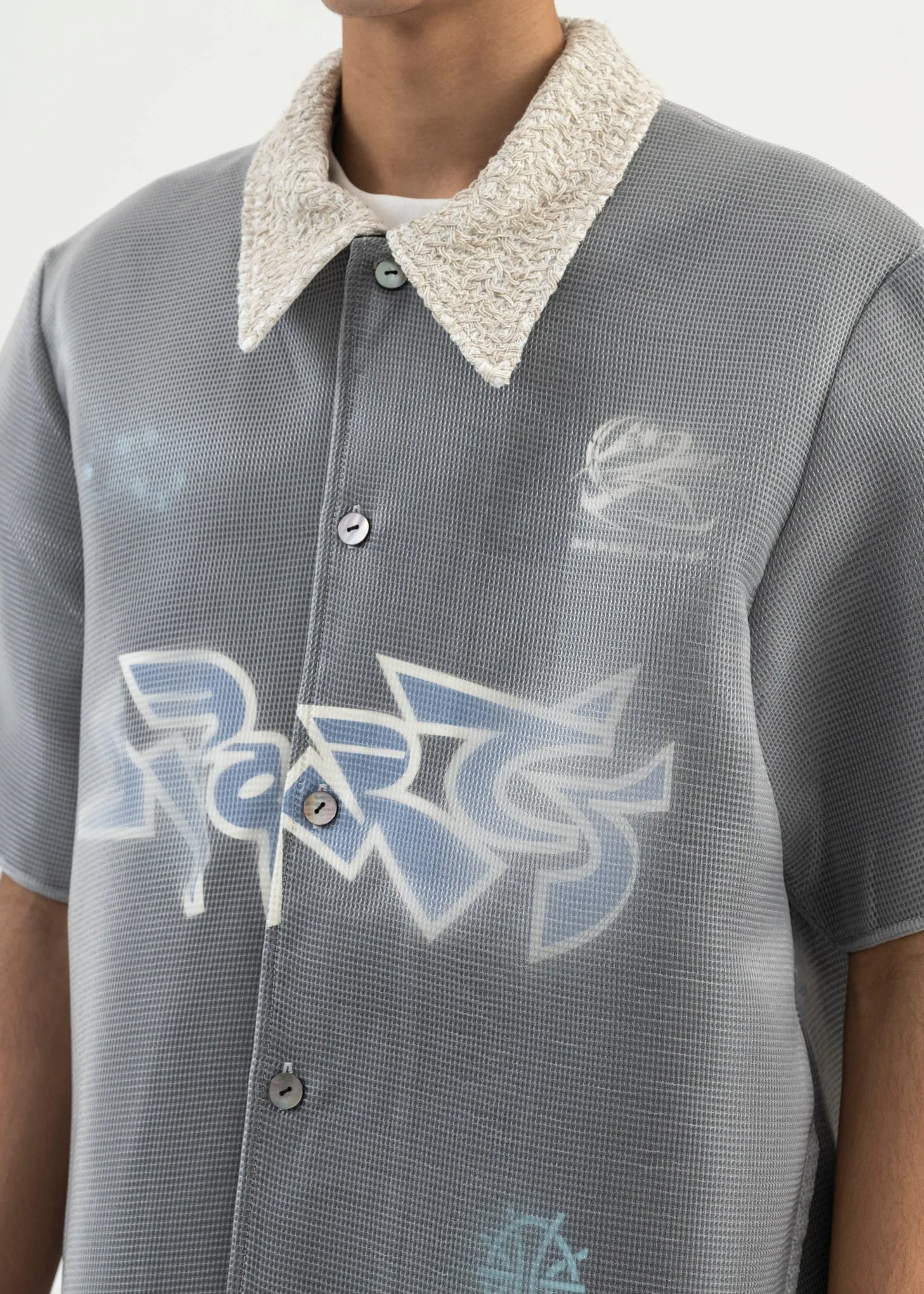 EUPHORIC BLACK BILL WARM UP LAYERED SHIRT