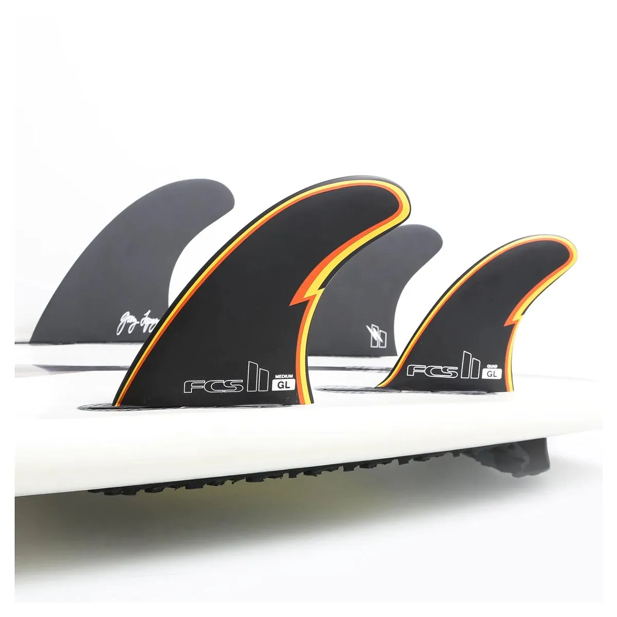 FCS II Gerry Lopez PC Tri Quad Fin Set - Medium