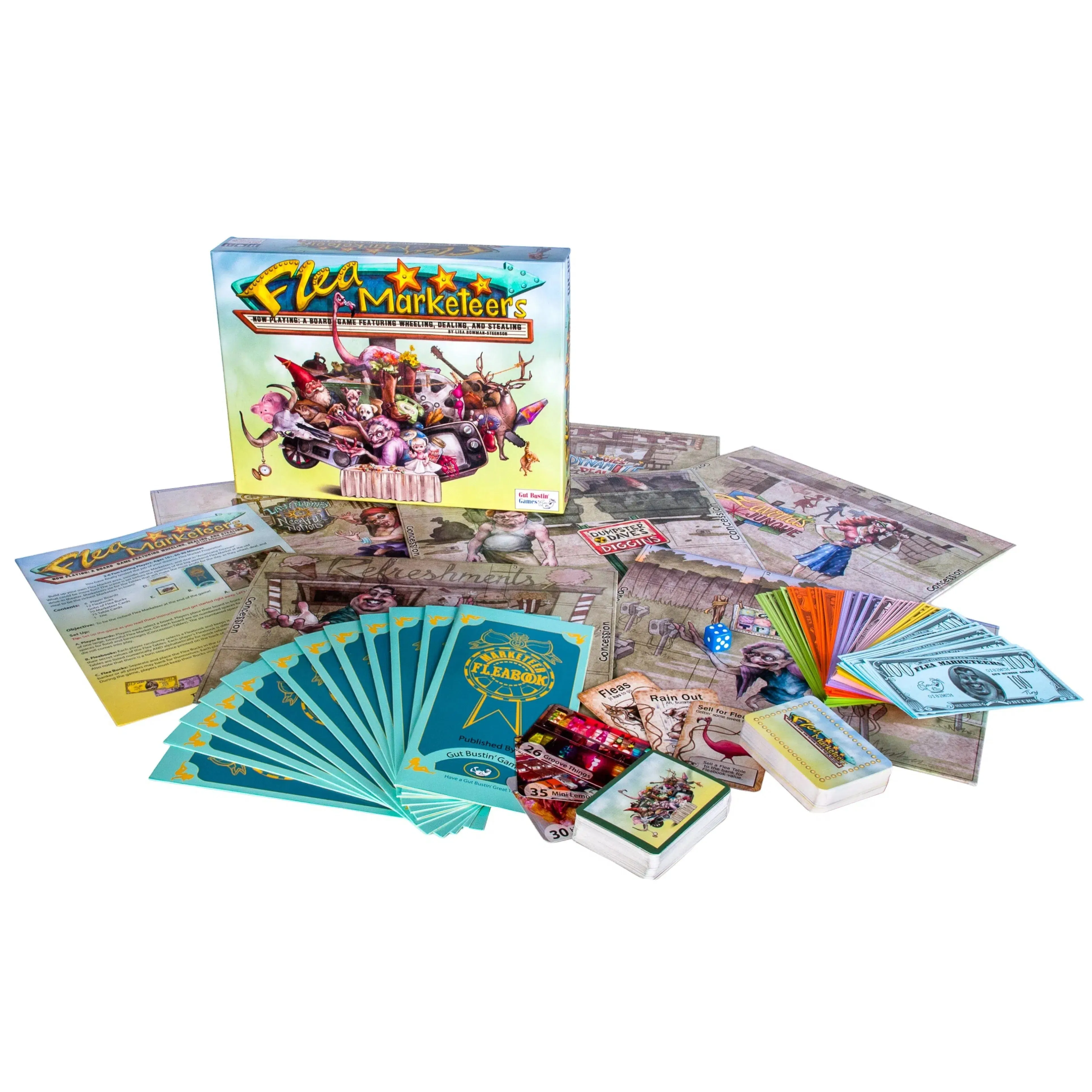 Flea Marketeers - Board Game - Gut Bustin' Games