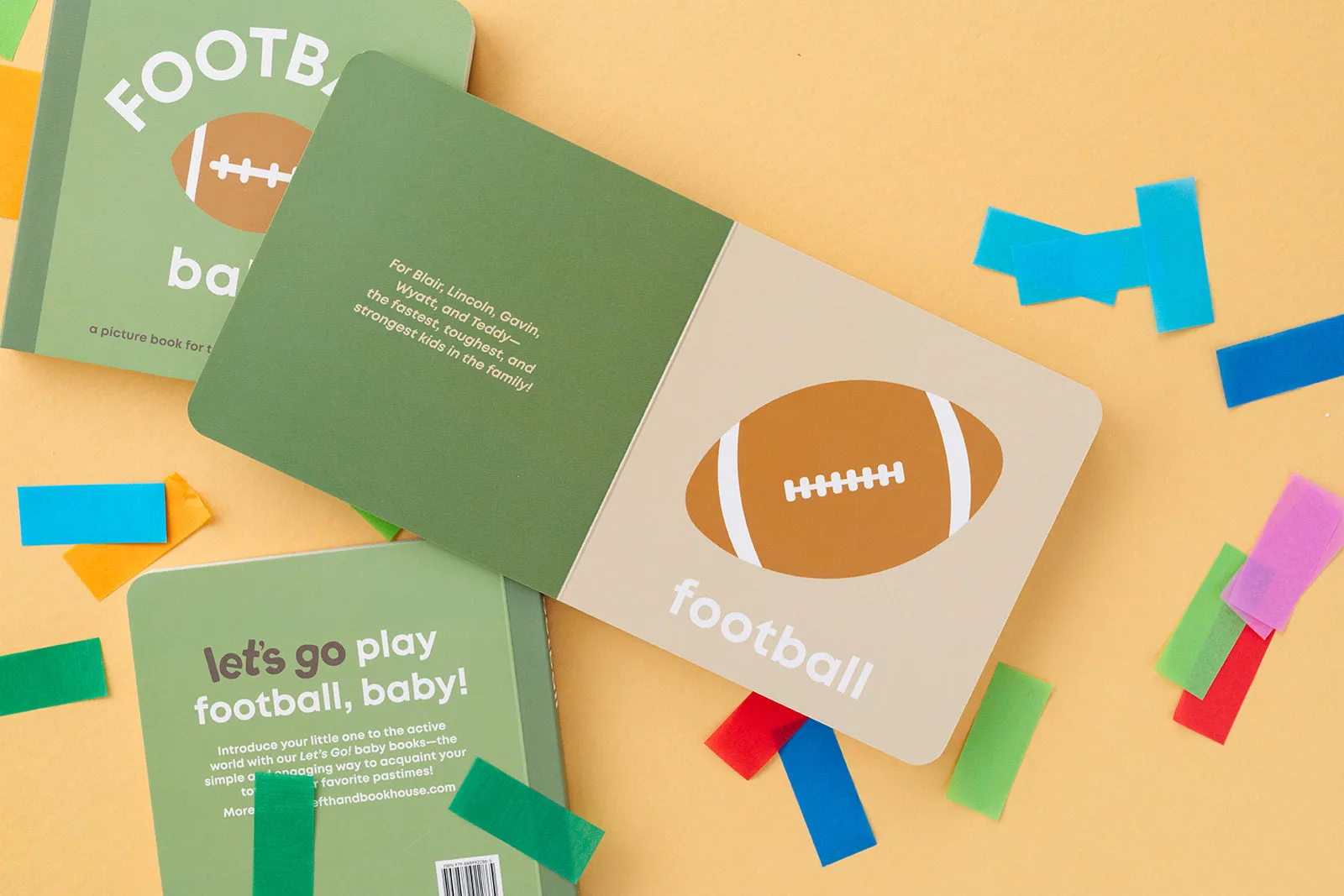 Football Baby Book- Set of 5