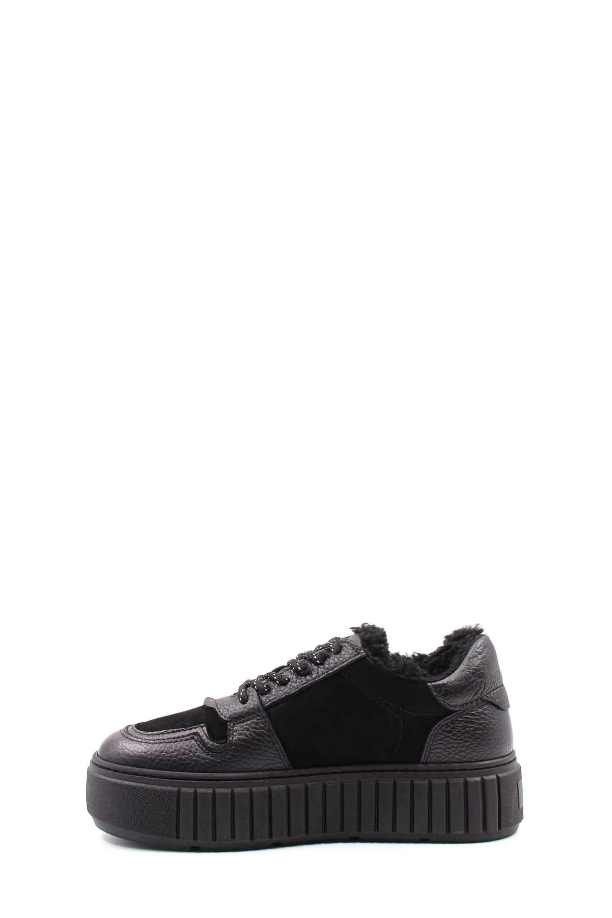 FST Genuine Leather Women's Casual Shoes 009SZA954-3 Black - Actopan