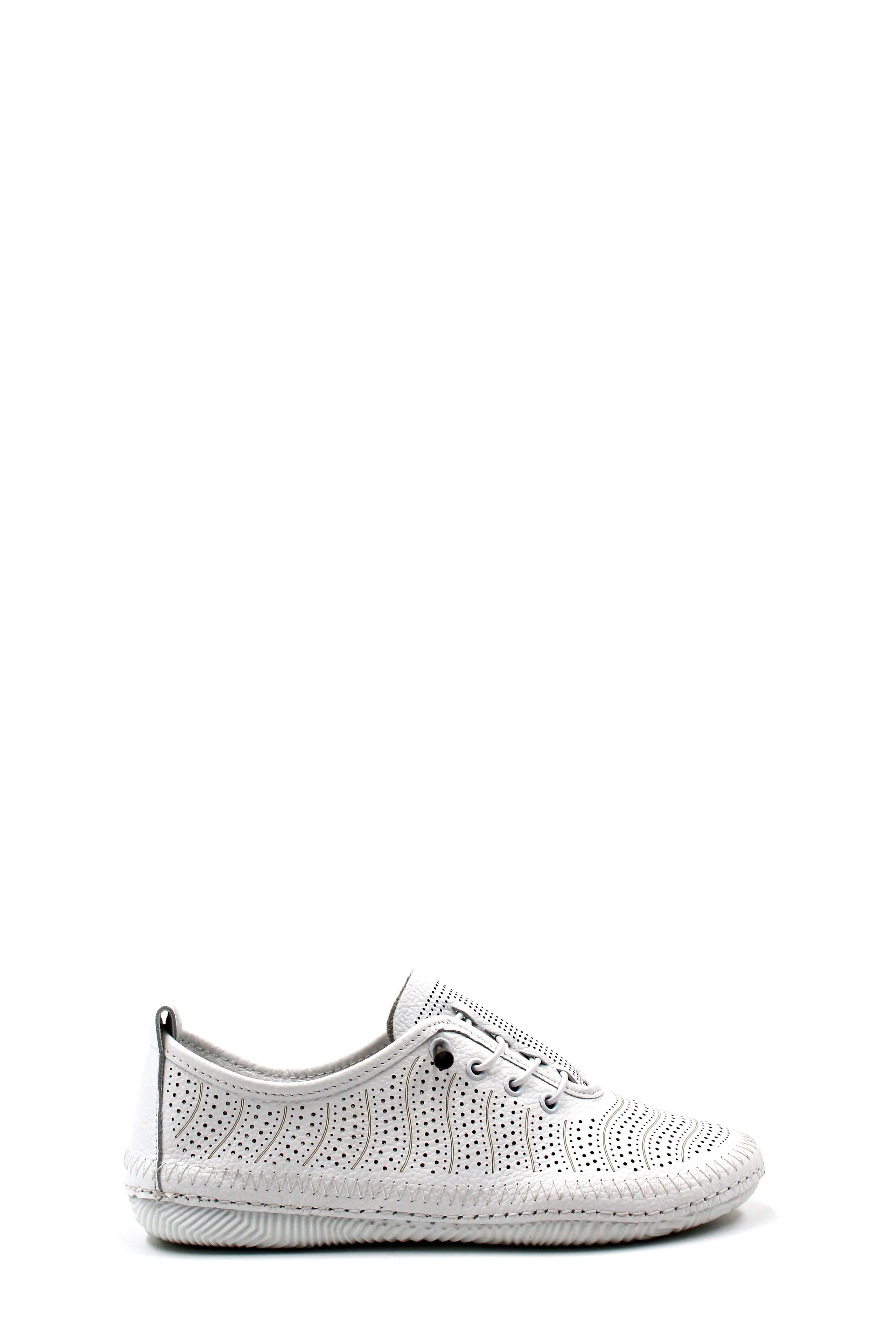 FST Genuine Leather Women's Casual Shoes 136ZA101 White - Morelia