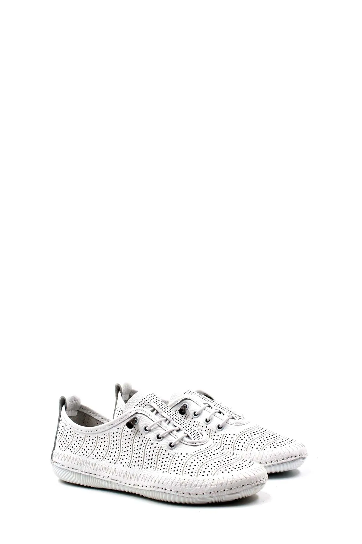 FST Genuine Leather Women's Casual Shoes 136ZA101 White - Morelia